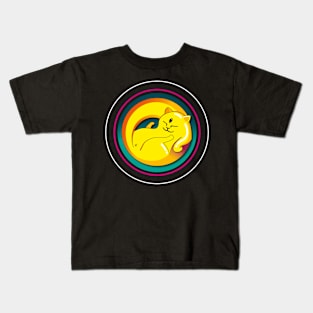 Yello Cat Kids T-Shirt